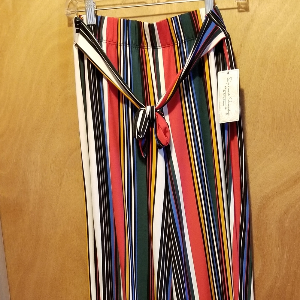French Laundry elegant striped pants